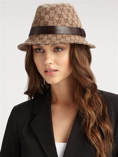 gucci hair cape|gucci fedora hats women's.